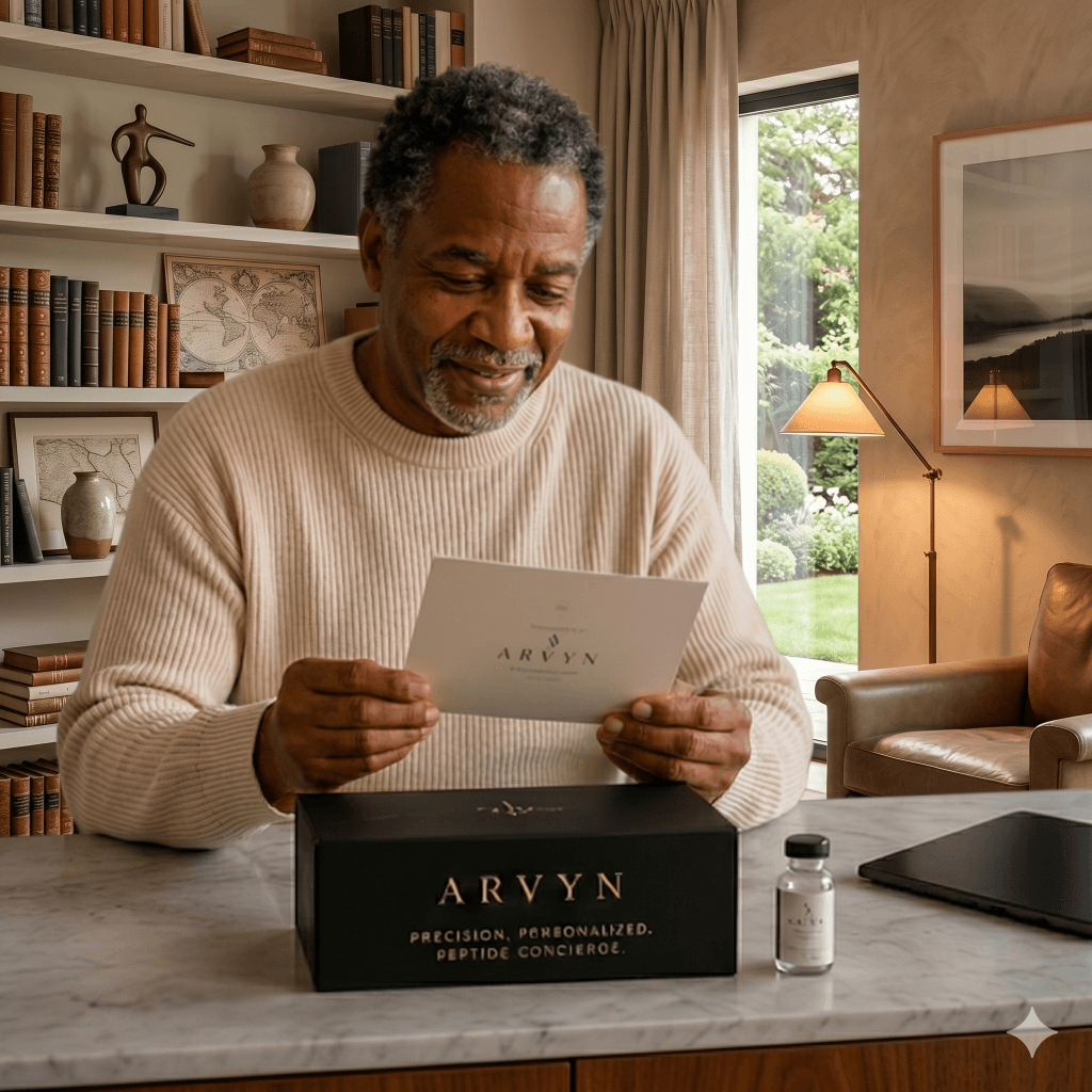 ARVYN member unboxing their protocol package